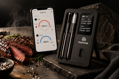 Heartvise Wireless Meat Thermometer, Dual Probe set